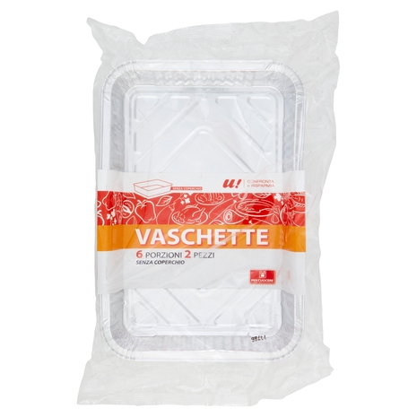 2 Vaschette 6 Porzioni U! Confronta e Risparmia